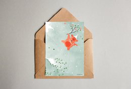 Postkarte 'Partytier'