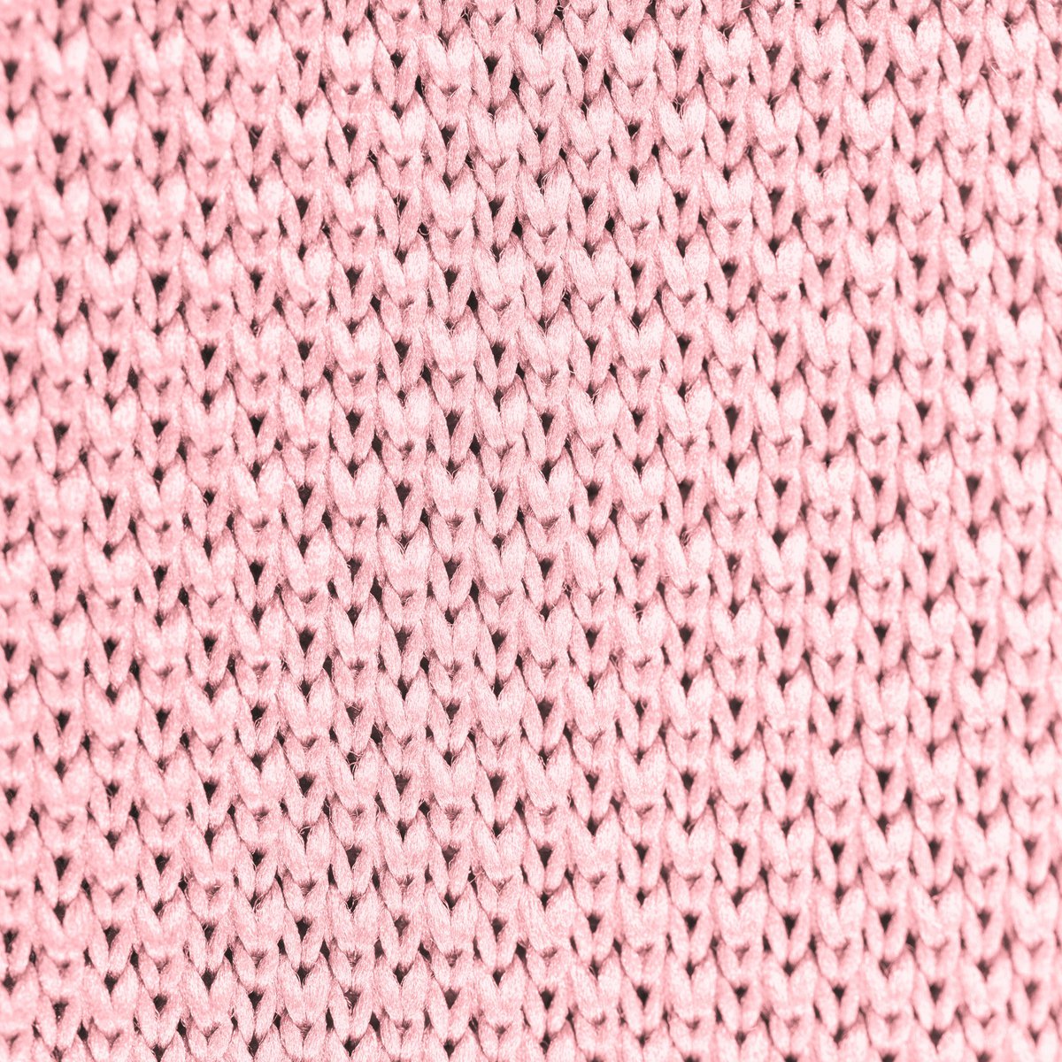 Dusty pink knitted pocket square