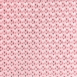 Dusty pink knitted pocket square