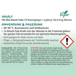 3ER SET BIOBAULA ÖKO WASCHMITTEL TABS (57 TABS)