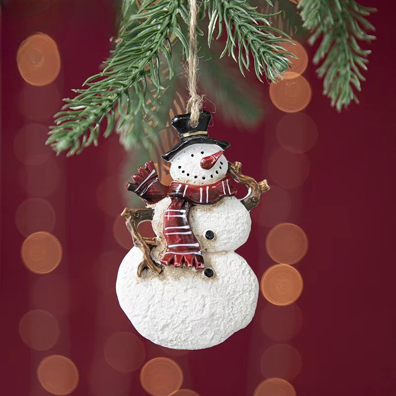 Resin snowman 9,5 cm Isabelle Rose