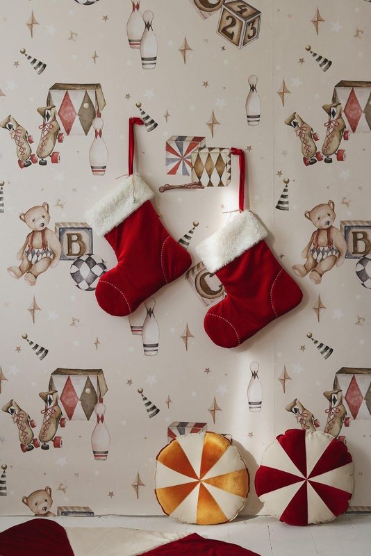 “Red Candy” Christmas Family Stocking, holidays gift