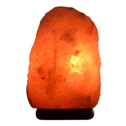 Lampe aus Himalaya-Salzkristall – 4 bis 6 kg – handgeschnitzt – Geschenkidee – Dekorationsobjekt