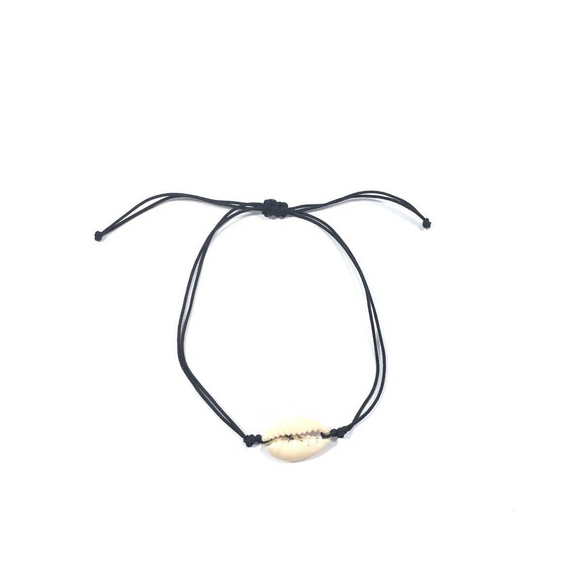 Cowry bracelet black