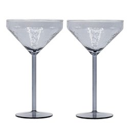 Cocktail glasses Claude, set of 2, grey