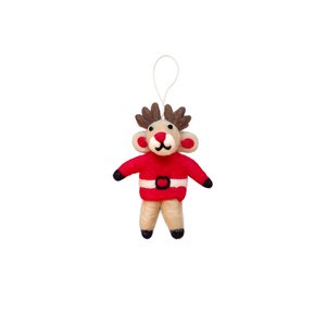 Deer in Christmas suit