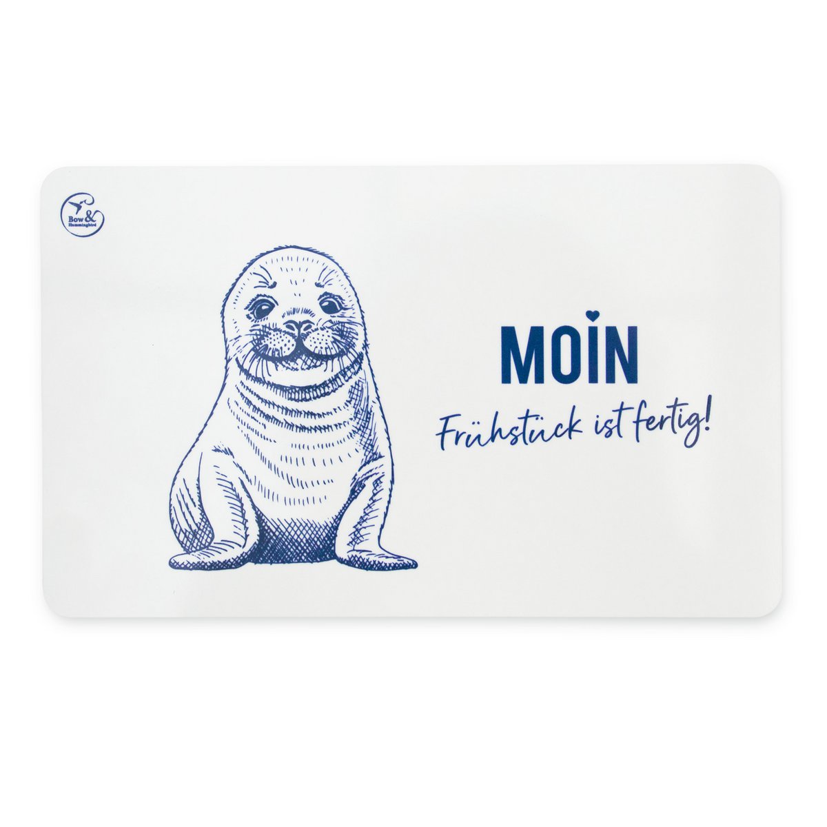 Breakfast board melamine seal “Hello, breakfast is ready!”
