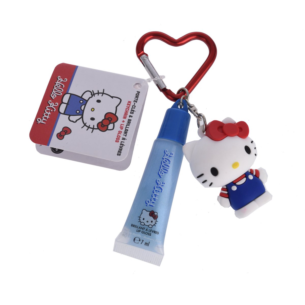 Hello Kitty Błyszczyk do ust 7 ml z brelokiem 3D