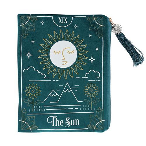 The Sun Tarot Card Taske med lynlås