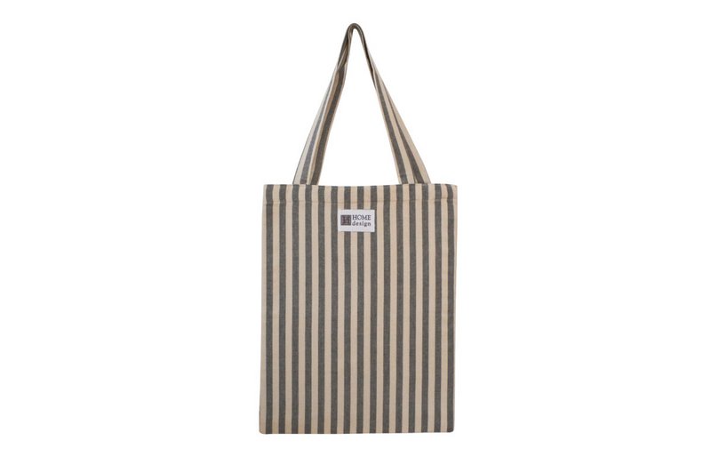 Sac shopping gris foncé 34x45 cm Home design