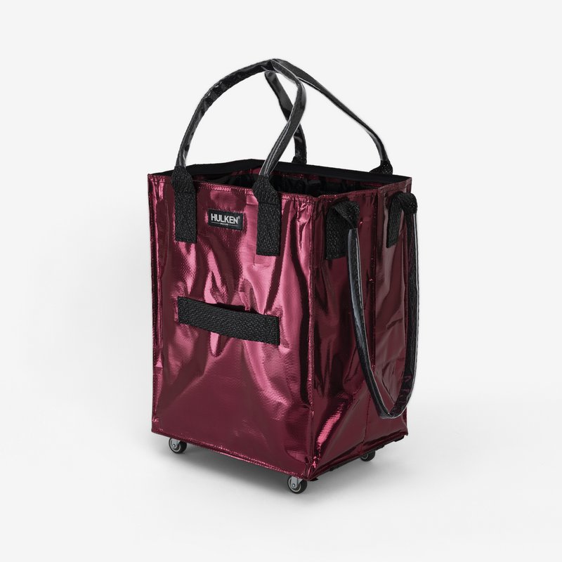 Hulkenbag medium kosmisk rød med bygget cover