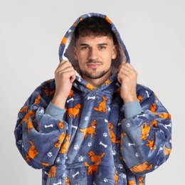Vitapur - Manta sudadera con cremallera + calcetines - Retriever