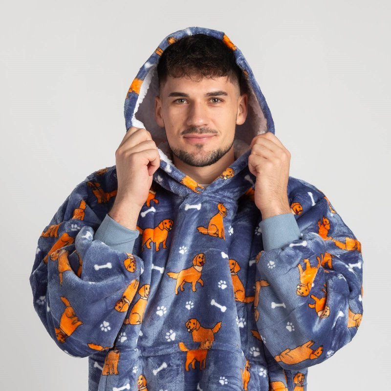 Vitapur - Manta sudadera con cremallera + calcetines - Retriever