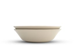 Bascuda® porseleinen kom set van 4 | Kommen van 14 cm en 18 cm Perfect voor pap, ontbijt, soep, ontbijtgranen, salades, desserts | Vaatwasmachine-, magnetron- en ovenbestendig