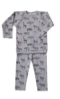 Pajamas 100% GOTS Cotton Storm Gray