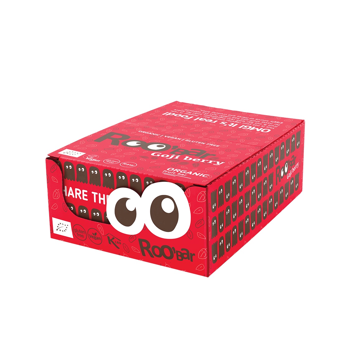 Goji Berry Bar, organic, Roobar, 30g
