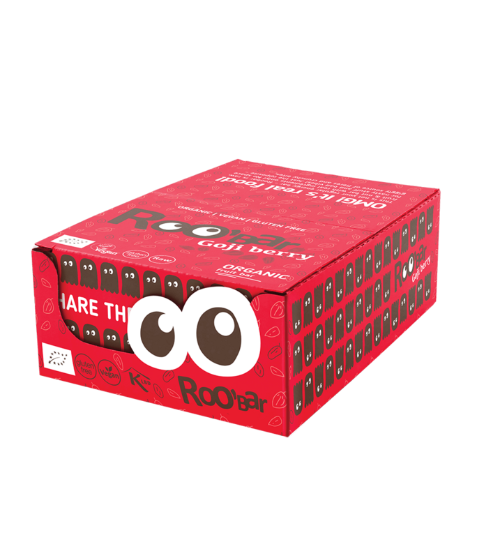 Goji Berry Bar, organic, Roobar, 30g