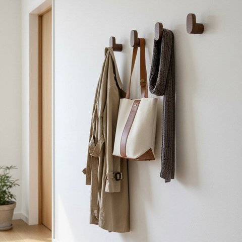 Verona Hangers – Wandaufhänger aus Massivholz