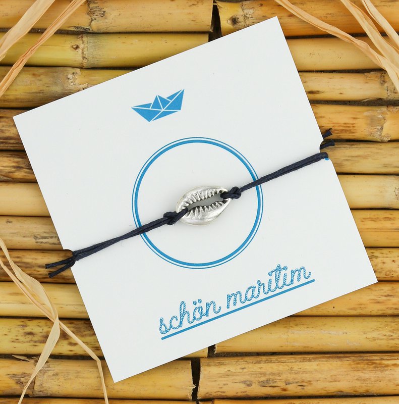 Maritimes Armband Anker Kompass Schiffchen