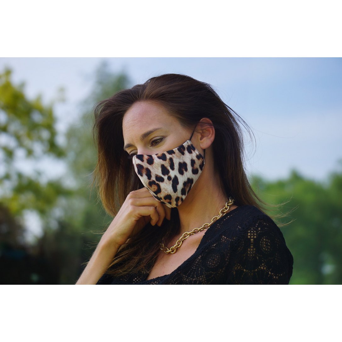 Face Mask Cotton Leopard