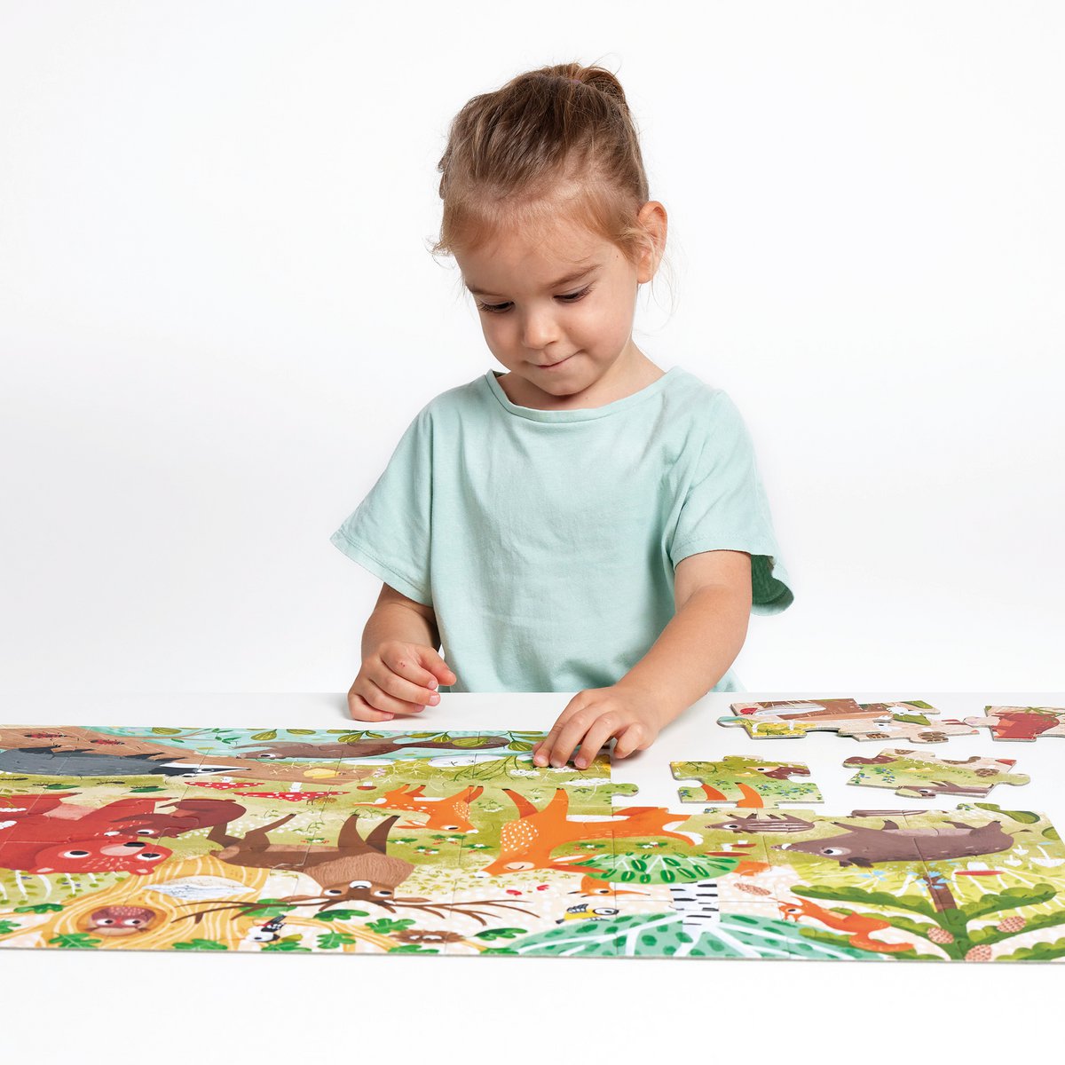 Wilde Jumbo Puzzel Bosdieren 3+