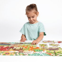 Salvaje Jumbo Puzzle Animales del Bosque 3+