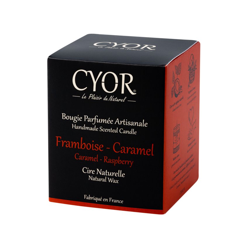 Vela natural Frambuesa-Caramelo