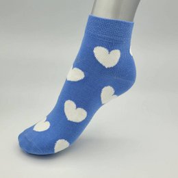 Calzini - L'inseparabile - cuore bianco azzurro pastello