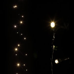 LED Girl Norma 100 LED, L 1000cm, transformer IP44, cable, green, outside