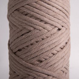 Sensy Premium 3 mm - cordoncino macramè a filo singolo in cotone riciclato al 100%.