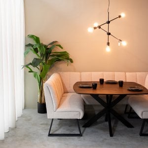Hazer Sofás de Comedor Modula - Natural - Boucle - 2 Plazas 100 x 92 x 62 cm