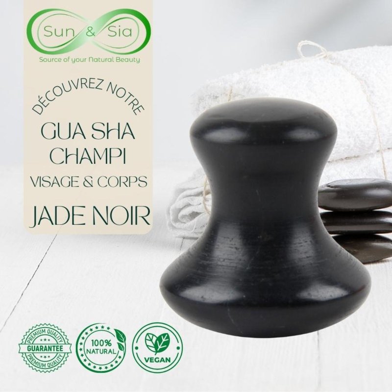 Champi Gua Sha en Piedra Natural | 3 modelos para elegir