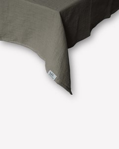 Mousseline tafelkleed “Angelina” • Antraciet