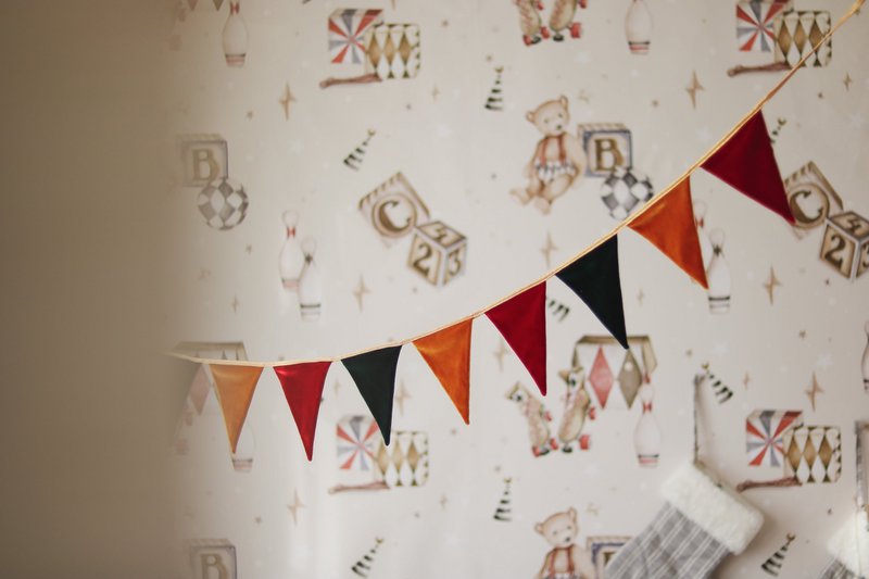 “Merry Christmas” velvet Garland, holiday home decor