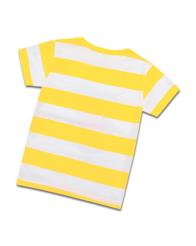 koaa – The Mouse Beachboy Stripes – T-shirt hvid/gul