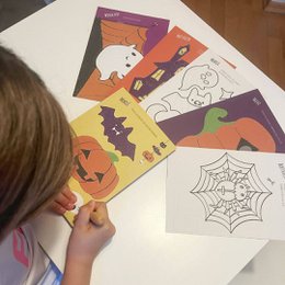 Polka Dot Set - Motif "Halloween"