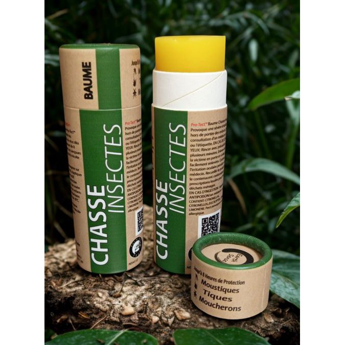 Ny pro -tekt - Chasse -insekter Anti Moustique Balm - 30 ml x 20 stykker med gratis displayboks