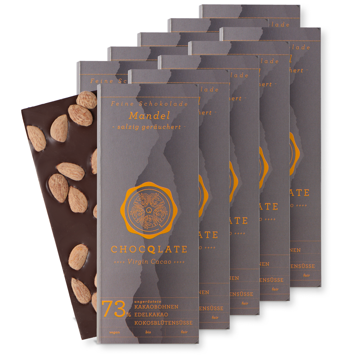 CHOCQLATE organic chocolate ALMOND