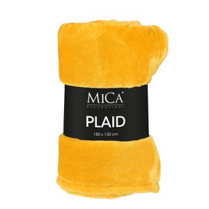 Plaid Mica Geel