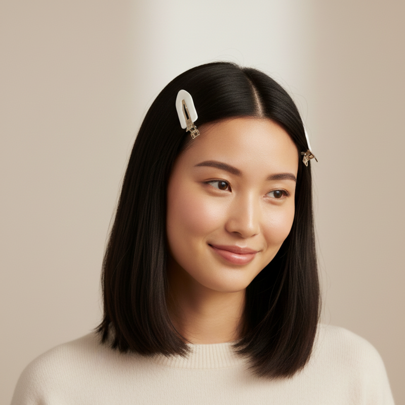 wit haarclip