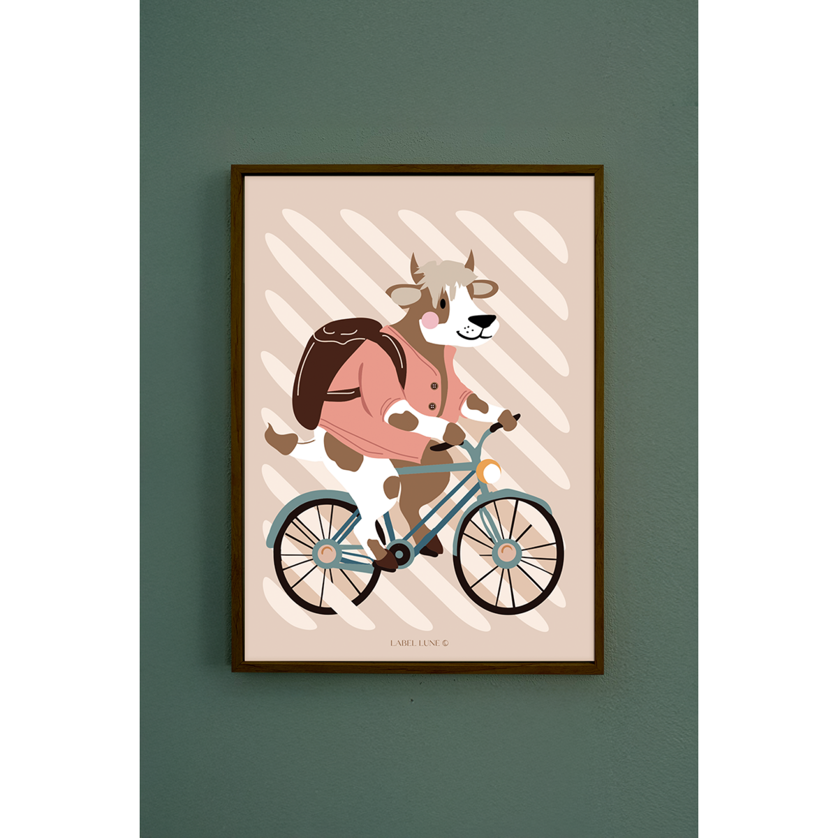 Poster Kinderzimmer - Koetje Suusie Nutztier