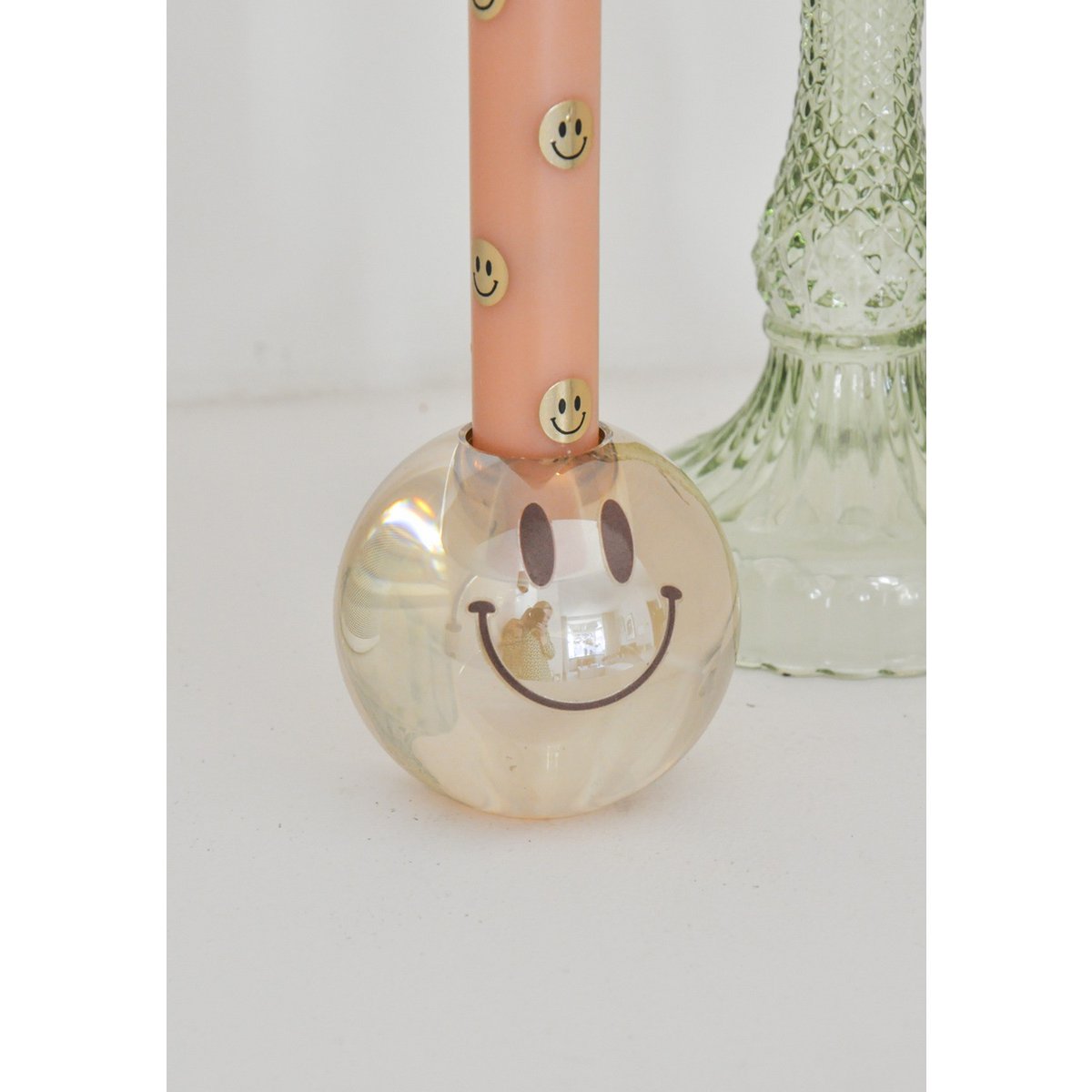 Candlestick Happy Brown