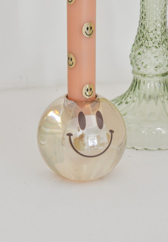 Candlestick Happy Brown