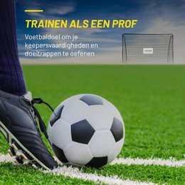 Voetbaldoel  Zwart