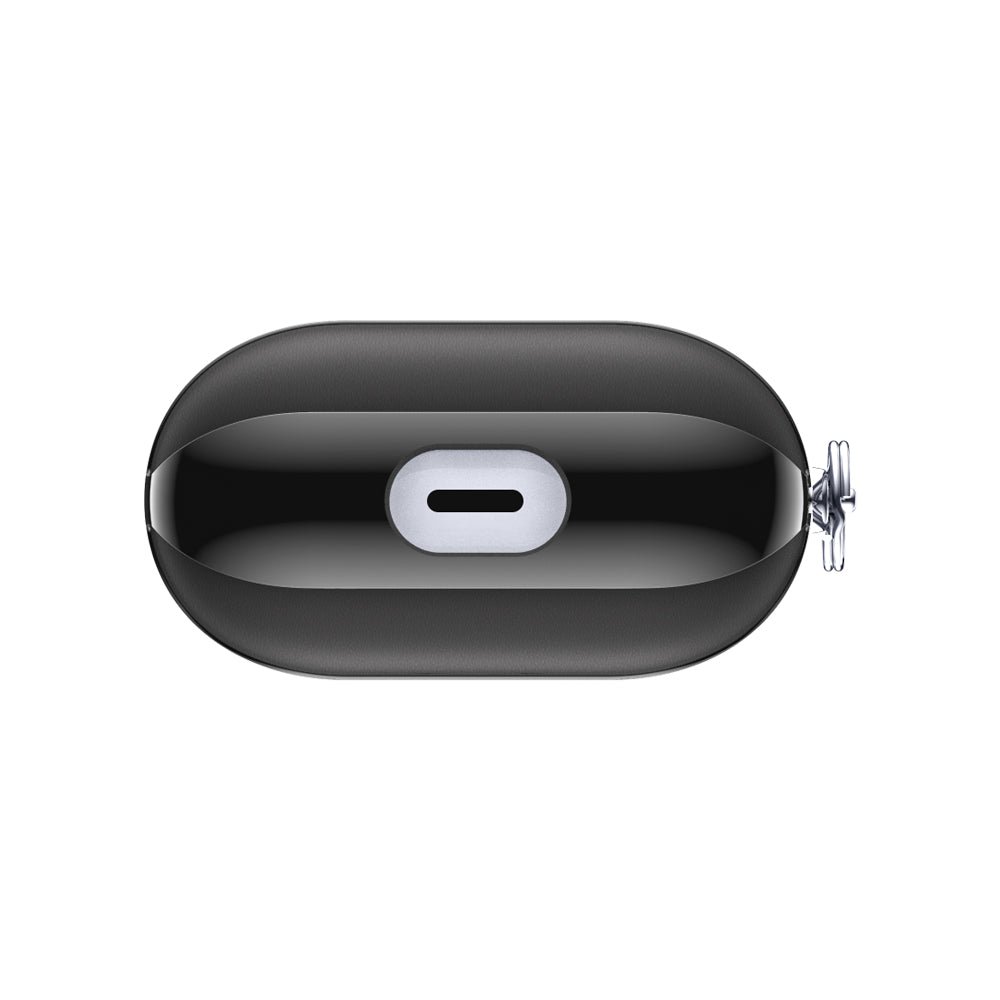 AirPods-Hülle Leder Snap Gen 1/2 Schwarz