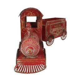 Zinnroter Weihnachtszug H.28x68x12