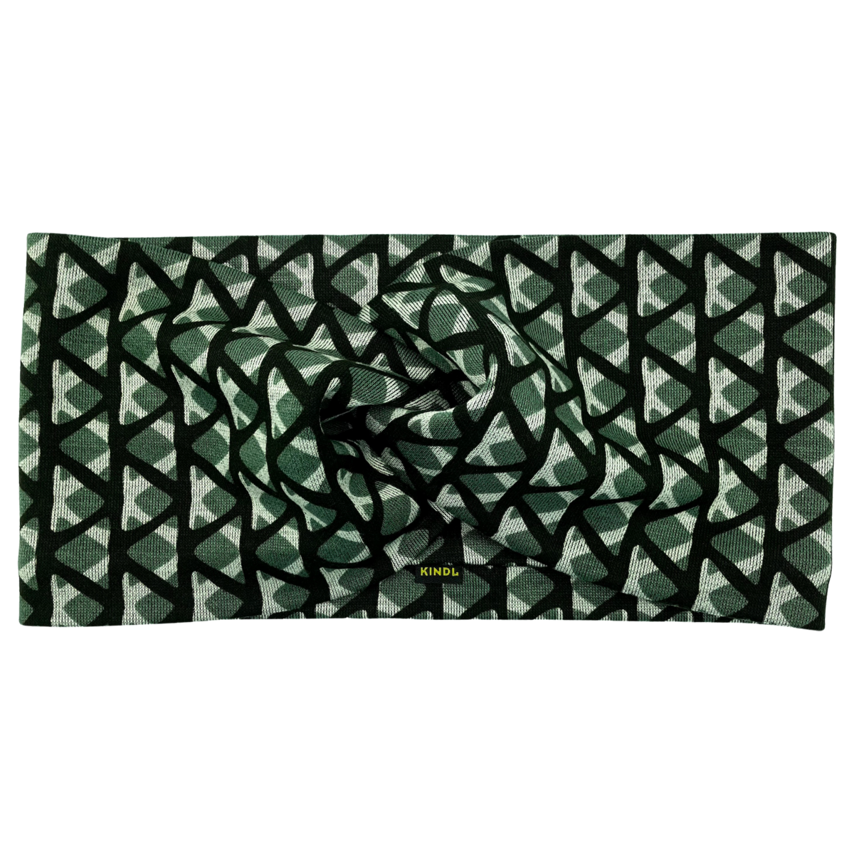 Diadema Twist - Geo Triangle Green, Ponte Jersey