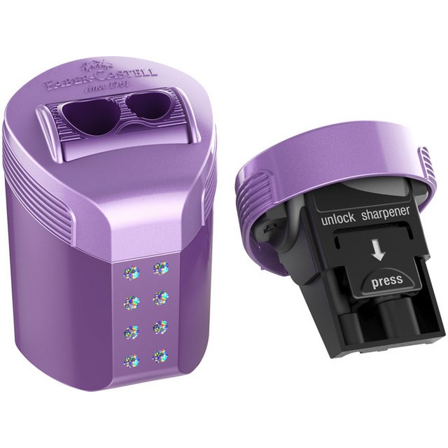 Temperamatite FC RollOn Sparkle duo disp. 6 pezzi culo. colore: rosa, viola e oceano