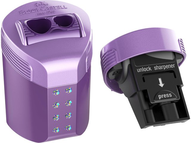 Temperamatite FC RollOn Sparkle duo disp. 6 pezzi culo. colore: rosa, viola e oceano