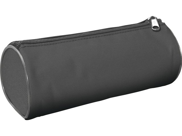 Trousse à stylo Kangaro ronde 20x8,5cm gris foncé